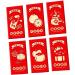 6 Pieces Chinese New Year Red Envelopes Lucky Money Envelope 2024 Dragon Hongbao Hong Bao for Spring Festival Birthday C Style C - Buy Online on GoSupps.com