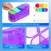 Weekly Travel Pill Organizer - Double-Sided 2/3/4 Times a Day | Portable Pill Box for Vitamins Medication & Fish Oils (2PC Purple) - International Shipping Available - Buy Online on GoSupps.com