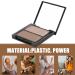 Poudre D'ombrage Et Illuminatrice Visage 1 Palette Compacte Deux Tons Texture L g re Maquillage Professionnel Mariage F te Usage Quotidien - Buy Online on GoSupps.com