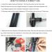 UPANBIKE Bike Seat Post Aluminum Alloy Extra Long 17.7 Replacement Bicycle Seatpost 25.4-31.6mm Black 450*27.2mm - Buy Online on GoSupps.com