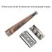 Double Edge Safety Razor with Non-Slip Handle - Sharp Travel & Home Shaver for Men - Buy Online on GoSupps.com