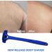 Back Hair Cutter with Long Handle - Foldable Body Hair Trimmer for Men - Fast Hair Removal Tool - Extra Long Handle in Blue - Buy Online on GoSupps.com