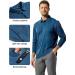 MIER Men's Quick Dry Polo Shirt - Ocean Blue, Large | Soft Breathable Golf Shirt - Buy Online on GoSupps.com