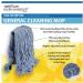 KLEEN HANDLER Heavy Duty Commercial Mop Replacement Refill, Blue Cotton Looped End String Head, Pack of 3 - Industrial Grade Cleaning Supplies - Buy Online on GoSupps.com