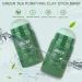 Green Tea Blackhead Remover & Purifying Clay Mask Stick - 2 Pack for Deep Pore Cleansing and Skin Brightening - Men and Women - Buy Online on GoSupps.com