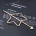 Dervivea Minimalist Star Hair Sticks Pins Gold Hair Bun Star Holder Hair Fork Clip Hollow Hair Bun Stick Metal Geometry Hairpins Bun Accessories for Women and Girl Headdress - Buy Online on GoSupps.com