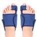 LIULDASHUN Bunion Corrector with Big Toe Straighteners - 1 Pair Blue Silicone Separators for Valgus Correction and Pain Relief | Includes Mesh Laundry Bag - Buy Online on GoSupps.com