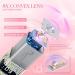 Ranrose Handheld UV Light for Gel Nails - 3W Rechargeable Mini Nail Dryer & Display Screen - Silver Diamond LED Nail Lamp for Salon & Home DIY - Buy Online on GoSupps.com