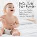 Natural Baby Powder Talc-Free - SoCal Suds & Company - Gentle Lavender Formula for Newborns - 4oz Arrowroot & Aspen Bark Extract for Soothing Skin - International Shipping Available - Buy Online on GoSupps.com