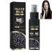 Spray l'eau de riz noire pour la croissance des cheveux spray sans rin age l'eau de riz pour cheveux secs et ab m s favorise des plus pais plus forts et doux (1pcs)