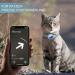 Shop Adjustable Leather Airtag Cat Collar - Reflective GPS Tracking Neck Band for All Cat Sizes (S Blue) - Anti-Losing Solution - Buy Online on GoSupps.com