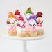 Kids' Ice Cream Dessert Themed Gnome Happy Birthday Cupcake Toppers Set of 18 Pieces - These are great ice cream-themed parties baby shower parties or birthday party decorations for boys and girls - Buy Online on GoSupps.com