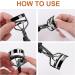 Sibba Professional Eyelash Curler with 10 Extra Silicone Pads - No Pull & Suitable for All Eye Shapes - Glossy Black - Buy Online on GoSupps.com