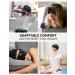 MUSICOZY Sleep Mask - Comfortable Breathable Eye Mask for Side Sleepers | Light Blocking Sleep Mask for Home Office & Travel - Buy Online on GoSupps.com