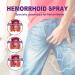 2pcs Hemorrhoid Spray Topical Hemorrhoid Relief Spray Relieve Swelling and Reduce Discomfort of Hemorrhoids Hemorrhoid Cure Liquid 30ml - Buy Online on GoSupps.com