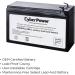 CyberPower RB1280A UPS Replacement Battery Cartridge | Maintenance-Free User Installable 12V/9Ah | Fast International Shipping - Buy Online on GoSupps.com