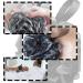 TAORANJU Bath Loofah Sponge - 3 PCS Exfoliating Shower Puff Large Black Mesh Ball Body Scrubber for Ultimate Cleanliness - Buy Online on GoSupps.com