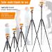 VICTIV 80 Camera Tripod - Aluminum Heavy Duty DSLR Tripod for Travel with 360 Ball Head and Carry Bag - Professional Tripod for Canon Nikon - AT40 Orange - Buy Online on GoSupps.com