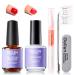 Gellen Gel Nail Polish Remover Kit - Nail Polish Remover Latex Tape Kit for Nails Soak off Gel Polish Remover Quickly & Easily Remove Gel Polish within 3 5 Minutes Gel Polish Remover 15ml