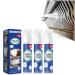 (3PCs 300ml Foaming Heavy Oil Stain Cleaner Foam Cleaner All Purpose Heavy Duty Powerful Stain Removing Foam Cleaner for Stubborn Grease & Grime Remover Bubble Spray