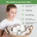 Wooly Heroes Eco-Friendly Wool Dryer Balls - 6-Pack XL Reusable Fabric Softener Natural Laundry eBook Included - Buy Online on GoSupps.com