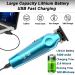 KEMEI 264 Hair Clippers for Men Professional Cordless T Blade Zero Gap Trimmer Electric Barber Trimmer Rechargeable Clippers for Men Haircut Mens Beard Trimmer with LED Display(Blue) - Buy Online on GoSupps.com