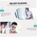 Frcolor Bamboo Handle Razor Set - 4 Pieces Safety Shaving Tools for Men - Eco-Friendly Double Handle Design - Buy Online on GoSupps.com
