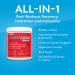 RSP AminoLean Recovery - Post Workout BCAAs & Electrolytes Drink, Tropical Punch Flavor - Vegan Amino Acids for Hydration and Muscle Recovery - 30 Servings - Buy Online on GoSupps.com