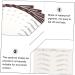 FOMIYES 48 Pcs Eyebrow Stickers Makeup Stickers Makeup Brow Artificial Eyebrow Tattoos 6d - Buy Online on GoSupps.com