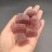 ALKOY Natural Crystal Rough 1pc Natural Red Strawberry Quartz Raw Stone Rough Crystal Gemstone Specimen Home Decoration FZUGEDRLI - Buy Online on GoSupps.com