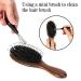 GAINWELL Small Hair Brush - Boar Bristle Hairbrush for Detangling & Smoothing Thick, Curly, Thin, Long or Short Hair - Mini Brush for Purse, Gym Bag, Car, Locker - Buy Online on GoSupps.com