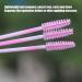 Mascara Wand Eyelash Brush Disposable Eyelash Spoolie for Women Beauty Girl Eyelash(Pink) - Buy Online on GoSupps.com
