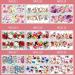 Decoration Summer Butterfly-shape Leaf Sliders Leaves Nail Sticker Rose Transfer Decal Flower Nail Water Stickers(WG2117) - Buy Online on GoSupps.com