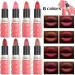 INTEROOKIE Diamond Cut Matte Lipstick NonFading NonStick Velvet Lip Color for Beautiful Lips 8 Standard 7 - Buy Online on GoSupps.com