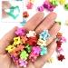 100 Pack Mini Flower Hair Claw Clips for Girls & Women - Assorted Baby Hair Accessories in Random Colors - Buy Online on GoSupps.com