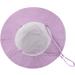 LACOFIA Toddler Baby Sun Hat | Wide Brim Bucket Hat for Outdoor Swim | Adjustable 6-24 Months | Unisex Kids Beach Pool Hat - Purple - Buy Online on GoSupps.com