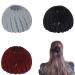 Hair clip with bird nest 3 pieces velvet expandable ponytail holder hair clip hair clip hair clip lazy bird nest plate hairpin hair accessories for women girls (3 colors)
