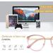 3 Pack Blue Light Blocking Glasses for Men & Women - Stylish Metal Frame Eyewear (Black Leopard Pink) - Reduce Eye Strain - Buy Online on GoSupps.com