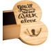 Emotiset Wooden Wall Hangers with 6 Hooks Customizable Dog & Pet Accessory Organizer with Chalkboard & Marker | Ideal for Animal Lovers - Buy Online on GoSupps.com