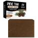 Pine Tar Soap for Men 4oz Scented Pure Pine Tar Bar Soap for Man All Natural Cleansing Body Wash & Face Cleanser for Itchy Skin Eczema Psoriasis Manly Smelling Skincare Handcrafted in the USA