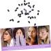 Housoutil 100pcs Eye Shadow Stick Eyeshadow Stick Disposable Makeup Girl Makeup Tools Makeup Stick Woman 7.5x0.5cm Black - Buy Online on GoSupps.com