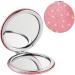 Dimeho Travel Makeup Mirror - Portable Mini Pocket Mirror, Double-Sided 2X/1X Magnifying Compact Cosmetic Mirror, Folding Handheld Mirror for Purses Travel (Pink) - Buy Online on GoSupps.com