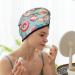 Hair Towel Wrap for Quick Drying | Colorful Donut Hair Turban & Button Towel | Ideal for All Hair Types - Buy Online on GoSupps.com