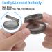 Buy WLLHYF 5 Packs Mini Pill Box - Portable Travel Pill Organizer - Compact Vitamin Holder (5 Black) - International Shipping Available - Buy Online on GoSupps.com