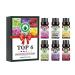 Flowers essential oils set aromatherapy oil Top 6 100% pure bio -naturala therapeutic premium grade essential oils - gift set 6/10ml bottles - violet lily neroli tulip bergamot ylangylang violet lilie neroli tulip bergamot ylang 10 ml(6 -pack)