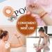 Spiral Hair Ties for Thick Hair - Strong Grip Ponytail Holders (8Pcs, 4 Colors) | No Crease Coil Hair Ties for Girls and Women - Buy Online on GoSupps.com
