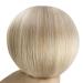 Youngsee 50cm Clip-In Real Hair Extensions - Ash Blonde & Platinum Highlights 120g Full Volume (7pcs) - Smooth & Easy to Use - Buy Online on GoSupps.com