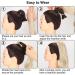 Ponytail Extensions 32 Inch Synthetic Ponytail Hair Extensions Synthetic Flexible Wrap Around Ponytail Long Natural Wavy Pony Tail Hairpiece for Women Daily Use for Women (Color : 613) - Buy Online on GoSupps.com