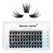 Individual Lashes C Curl Cluster Lashes 0.07mm 16mm DIY Lash Extensions Wide Stem Individual Eyelash Clusters Reusable Soft and Wispy Clusters Eyelash Extensions(FD-D29-0.07-C-16) RR-16mm D29-0.07-C
