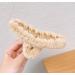 Plush Hair Claw Clips Set - Large Hair Clips for Thick Hair, Women & Girls - Colorful Fashion Faux Fur Hair Accessories in Blue, White, Purple - Buy Online on GoSupps.com